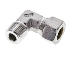 1/2'' NPT Male x 15L Stainless steel 90 deg Elbow Compression Fitting 315 Bar DIN 2353