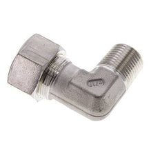 1/2'' NPT Male x 18L Stainless steel 90 deg Elbow Compression Fitting 315 Bar DIN 2353