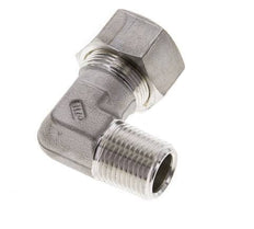 1/2'' NPT Male x 18L Stainless steel 90 deg Elbow Compression Fitting 315 Bar DIN 2353
