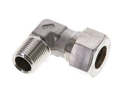 1/2'' NPT Male x 18L Stainless steel 90 deg Elbow Compression Fitting 315 Bar DIN 2353