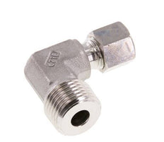 R 1/2'' Male x 8L Stainless steel 90 deg Elbow Compression Fitting 315 Bar DIN 2353