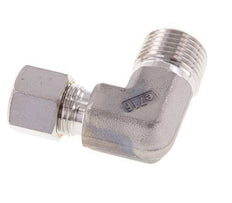 R 1/2'' Male x 10L Stainless steel 90 deg Elbow Compression Fitting 315 Bar DIN 2353