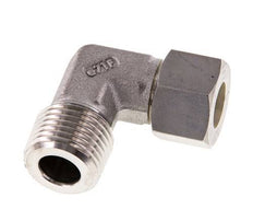 R 1/2'' Male x 12L Stainless steel 90 deg Elbow Compression Fitting 315 Bar DIN 2353