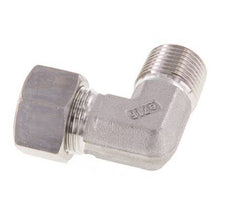 R 1/2'' Male x 15L Stainless steel 90 deg Elbow Compression Fitting 315 Bar DIN 2353