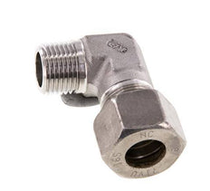 R 1/2'' Male x 16S Stainless steel 90 deg Elbow Compression Fitting 400 Bar DIN 2353