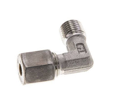 1/4'' NPT Male x 6S Stainless steel 90 deg Elbow Compression Fitting 630 Bar DIN 2353