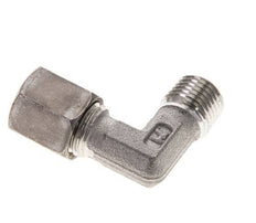 1/4'' NPT Male x 6S Stainless steel 90 deg Elbow Compression Fitting 630 Bar DIN 2353