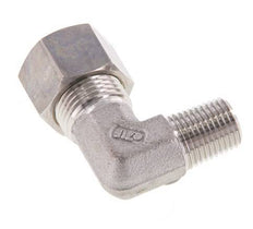 R 1/4'' Male x 12L Stainless steel 90 deg Elbow Compression Fitting 315 Bar DIN 2353