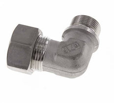 G 3/4'' Male x 22L Stainless steel 90 deg Elbow Compression Fitting 160 Bar DIN 2353