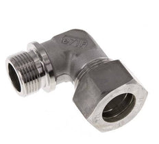 G 3/4'' Male x 22L Stainless steel 90 deg Elbow Compression Fitting 160 Bar DIN 2353