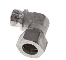 G 3/4'' Male x 22L Stainless steel 90 deg Elbow Compression Fitting 160 Bar DIN 2353