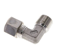 3/8'' NPT Male x 10L Stainless steel 90 deg Elbow Compression Fitting 315 Bar DIN 2353