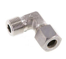 R 3/8'' Male x 10L Stainless steel 90 deg Elbow Compression Fitting 315 Bar DIN 2353