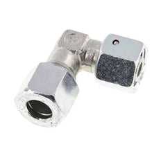 M16x1.5 x 10L Zinc plated Steel Adjustable 90 deg Elbow Fitting with Sealing cone and O-ring 315 Bar DIN 2353