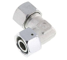 M30x2 x 20S Zinc plated Steel Adjustable 90 deg Elbow Fitting with Sealing cone and O-ring 400 Bar DIN 2353