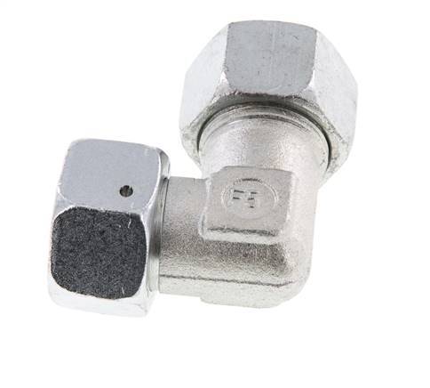 M30x2 x 20S Zinc plated Steel Adjustable 90 deg Elbow Fitting with Sealing cone and O-ring 400 Bar DIN 2353