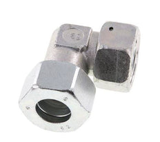 M36x2 x 25S Zinc plated Steel Adjustable 90 deg Elbow Fitting with Sealing cone and O-ring 400 Bar DIN 2353