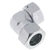 M52x2 x 38S Zinc plated Steel Adjustable 90 deg Elbow Fitting with Sealing cone and O-ring 315 Bar DIN 2353