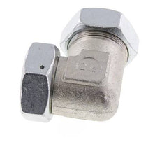 M52x2 x 42L Zinc plated Steel Adjustable 90 deg Elbow Fitting with Sealing cone and O-ring 160 Bar DIN 2353