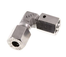 M12x1.5 x 6L Stainless steel Adjustable 90 deg Elbow Fitting with Sealing cone and O-ring 315 Bar DIN 2353