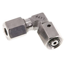 M12x1.5 x 6L Stainless steel Adjustable 90 deg Elbow Fitting with Sealing cone and O-ring 315 Bar DIN 2353