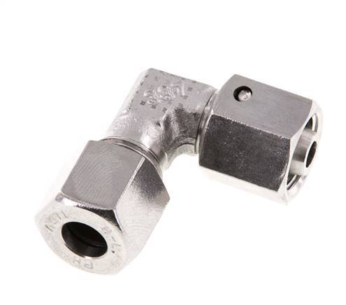 M14x1.5 x 8L Stainless steel Adjustable 90 deg Elbow Fitting with Sealing cone and O-ring 315 Bar DIN 2353