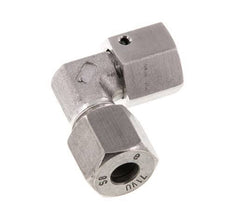 M16x1.5 x 8S Stainless steel Adjustable 90 deg Elbow Fitting with Sealing cone and O-ring 630 Bar DIN 2353