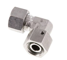 M18x1.5 x 12L Stainless steel Adjustable 90 deg Elbow Fitting with Sealing cone and O-ring 315 Bar DIN 2353