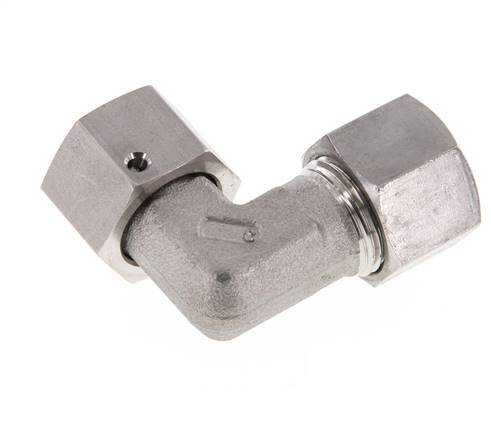 M20x1.5 x 12S Stainless steel Adjustable 90 deg Elbow Fitting with Sealing cone and O-ring 630 Bar DIN 2353