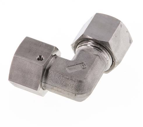 M22x1.5 x 14S Stainless steel Adjustable 90 deg Elbow Fitting with Sealing cone and O-ring 630 Bar DIN 2353