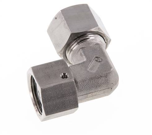 M22x1.5 x 14S Stainless steel Adjustable 90 deg Elbow Fitting with Sealing cone and O-ring 630 Bar DIN 2353