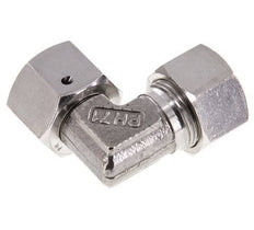 M22x1.5 x 15L Stainless steel Adjustable 90 deg Elbow Fitting with Sealing cone and O-ring 315 Bar DIN 2353