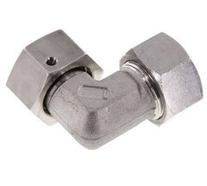 M26x1.5 x 18L Stainless steel Adjustable 90 deg Elbow Fitting with Sealing cone and O-ring 315 Bar DIN 2353
