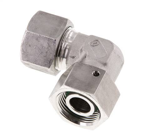 M30x2 x 20S Stainless steel Adjustable 90 deg Elbow Fitting with Sealing cone and O-ring 400 Bar DIN 2353