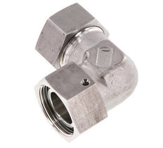 M36x2 x 28L Stainless steel Adjustable 90 deg Elbow Fitting with Sealing cone and O-ring 160 Bar DIN 2353