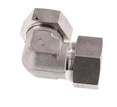 M52x2 x 38S Stainless steel Adjustable 90 deg Elbow Fitting with Sealing cone and O-ring 315 Bar DIN 2353