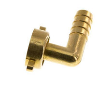 G 3/4'' x 13mm Brass 90 deg Elbow Hose barb with NBR Seal and Wing Nut 16 Bar