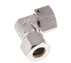 M22x1.5 x 15L Stainless steel Adjustable 90 deg Elbow Compression Fitting with Sealing cone and O-ring 315 Bar DIN 2353