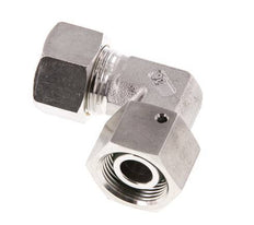 M22x1.5 x 15L Stainless steel Adjustable 90 deg Elbow Compression Fitting with Sealing cone and O-ring 315 Bar DIN 2353