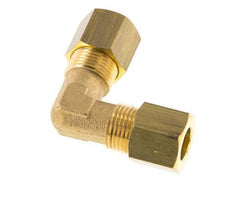 8mm Brass 90 deg Elbow Compression Fitting 135 Bar DIN EN 1254-2