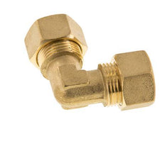 14mm Brass 90 deg Elbow Compression Fitting 89 Bar DIN EN 1254-2