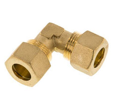 14mm Brass 90 deg Elbow Compression Fitting 89 Bar DIN EN 1254-2