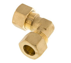 14mm Brass 90 deg Elbow Compression Fitting 89 Bar DIN EN 1254-2