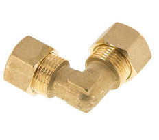 15mm Brass 90 deg Elbow Compression Fitting 82 Bar DIN EN 1254-2