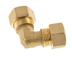 15mm Brass 90 deg Elbow Compression Fitting 82 Bar DIN EN 1254-2
