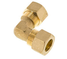 15mm Brass 90 deg Elbow Compression Fitting 82 Bar DIN EN 1254-2