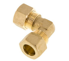 15mm Brass 90 deg Elbow Compression Fitting 82 Bar DIN EN 1254-2