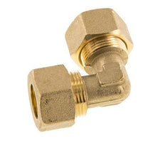 16mm Brass 90 deg Elbow Compression Fitting 76 Bar DIN EN 1254-2