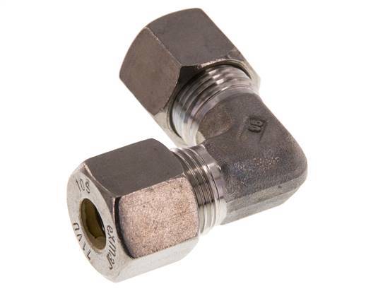 10S Stainless steel 90 deg Elbow Compression Fitting 630 Bar DIN 2353