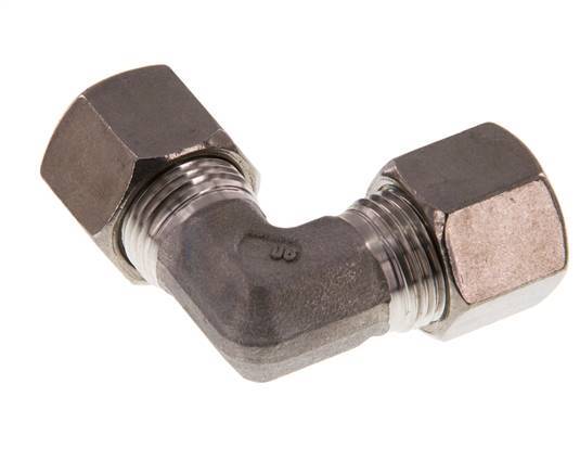 10S Stainless steel 90 deg Elbow Compression Fitting 630 Bar DIN 2353